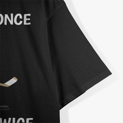 Checkin’ It Once, Checkin’ It Twice Hockey Santa T-Shirt