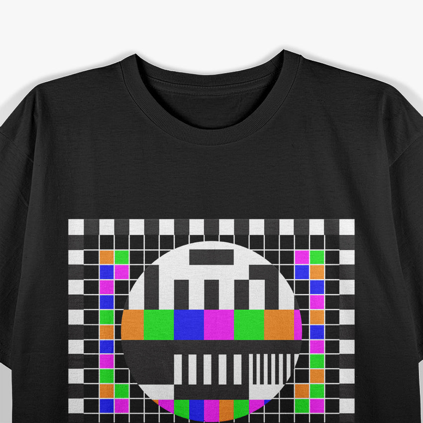 TV Error Retro Glitch Aesthetic T-Shirt