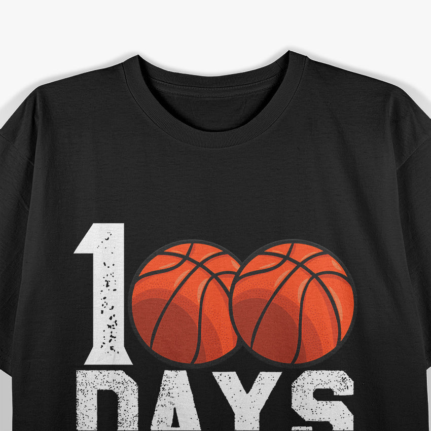 100th Days Of School Basketball, Basketball Lovers T-Shirt