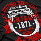 Vintage 1971: Classic Birthday Edition T-Shirt