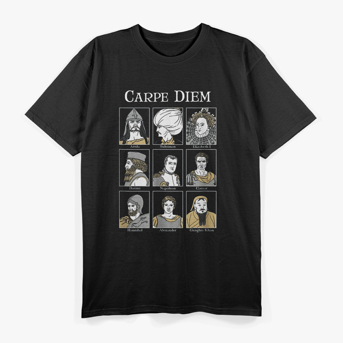 Carpe Diem: World Conquerors Military History T-Shirt