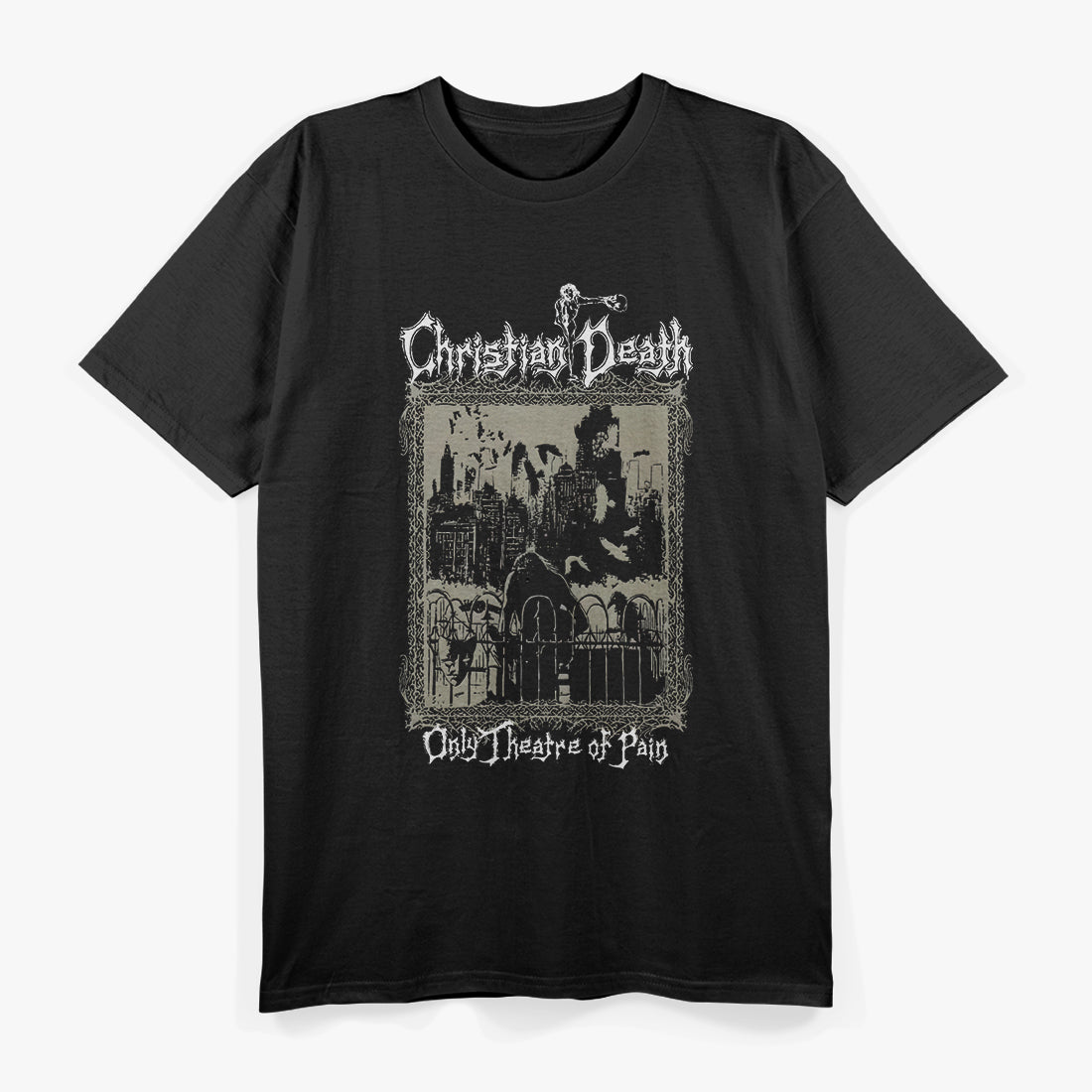 Christian Death Only Theatre of Pain Goth Rock Band T-Shirt