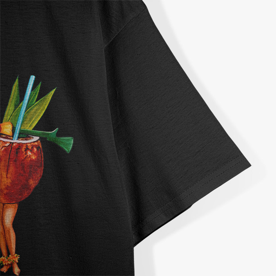 Tiki Cocktail Pin-Ups T-Shirt