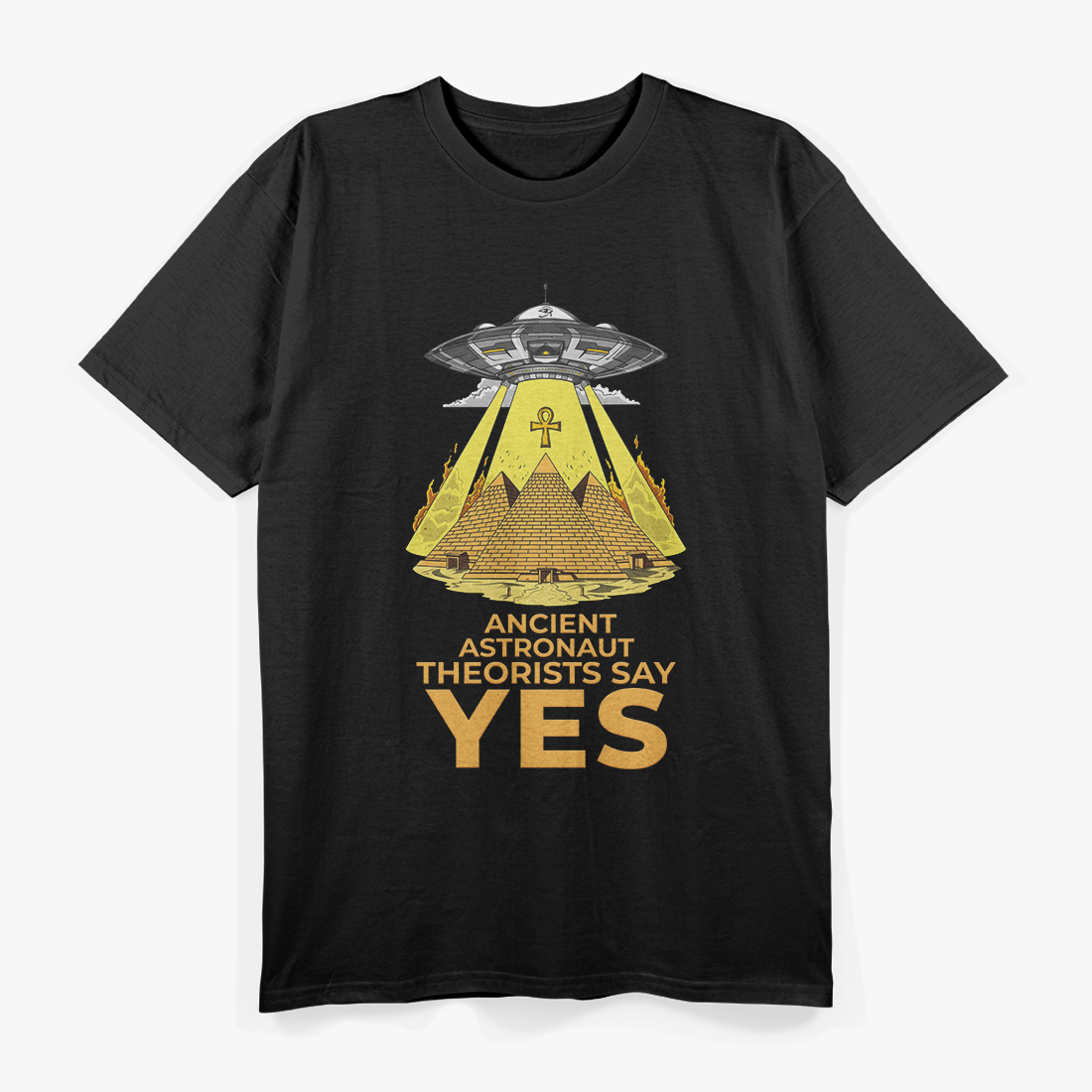 Ancient Astronaut  Alien Pyramid Mystery  UFO Theory FanT-Shirt
