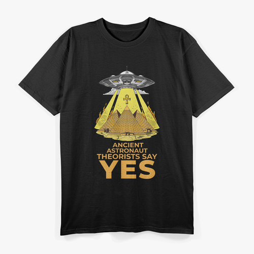Ancient Astronaut  Alien Pyramid Mystery  UFO Theory FanT-Shirt