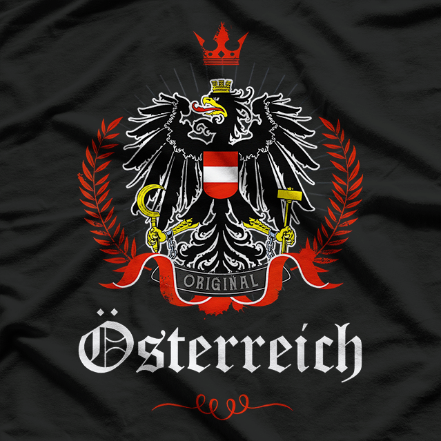 Austria Eagle Coat of Arms Patriotic Austrian Pride T-Shirt