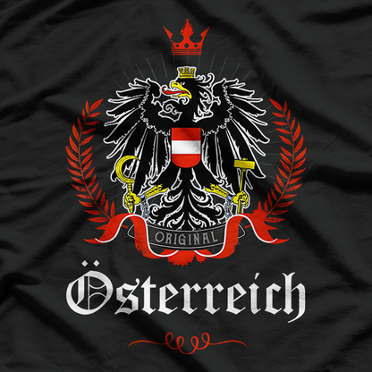 Austria Eagle Coat of Arms Patriotic Austrian Pride T-Shirt