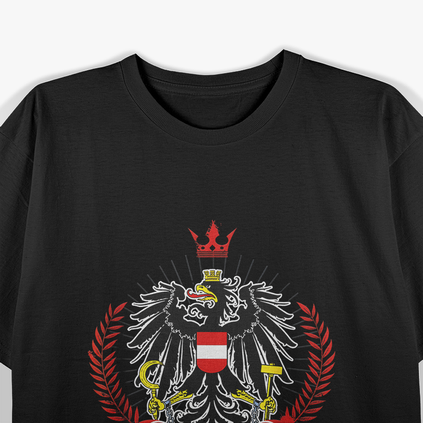 Austria Eagle Coat of Arms Patriotic Austrian Pride T-Shirt