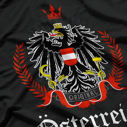 Austria Eagle Coat of Arms Patriotic Austrian Pride T-Shirt