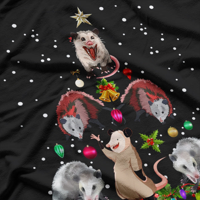 Festive Possum Christmas Fun T-Shirt