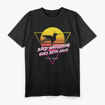 Birdwatching Goes Both Ways - Birds Aren’t Real Meme T-Shirt