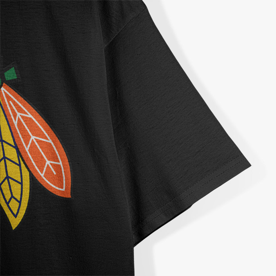 Blackhawks - Bold Sports Lover Team Design T-Shirt