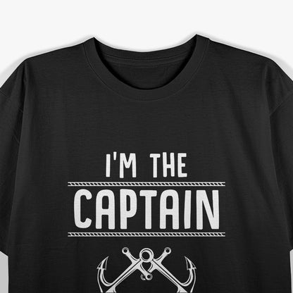Captain Of The Boat I'm Always Right Funny Gift T-Shirt