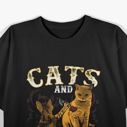 Tattooed Cat Owner Humor – Perfect Gift Idea T-Shirt