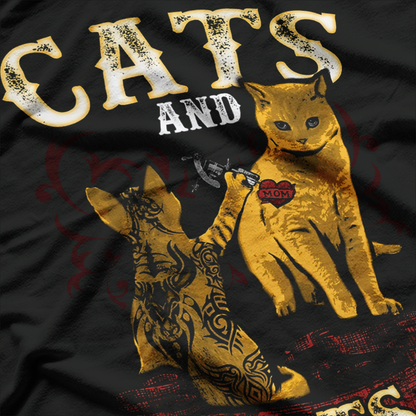 Tattooed Cat Owner Humor – Perfect Gift Idea T-Shirt