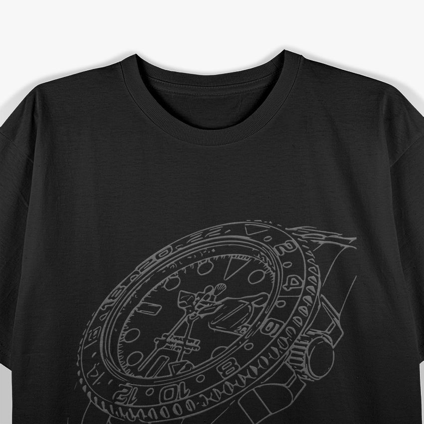 Stylish Cool Watch Graphic Tee for Timepiece Enthusiasts T-Shirt