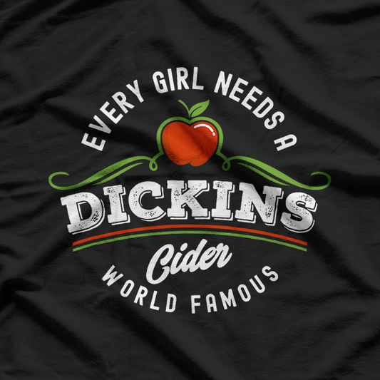 Funny Wordplay Parody Cider Humor Graphic T-Shirt