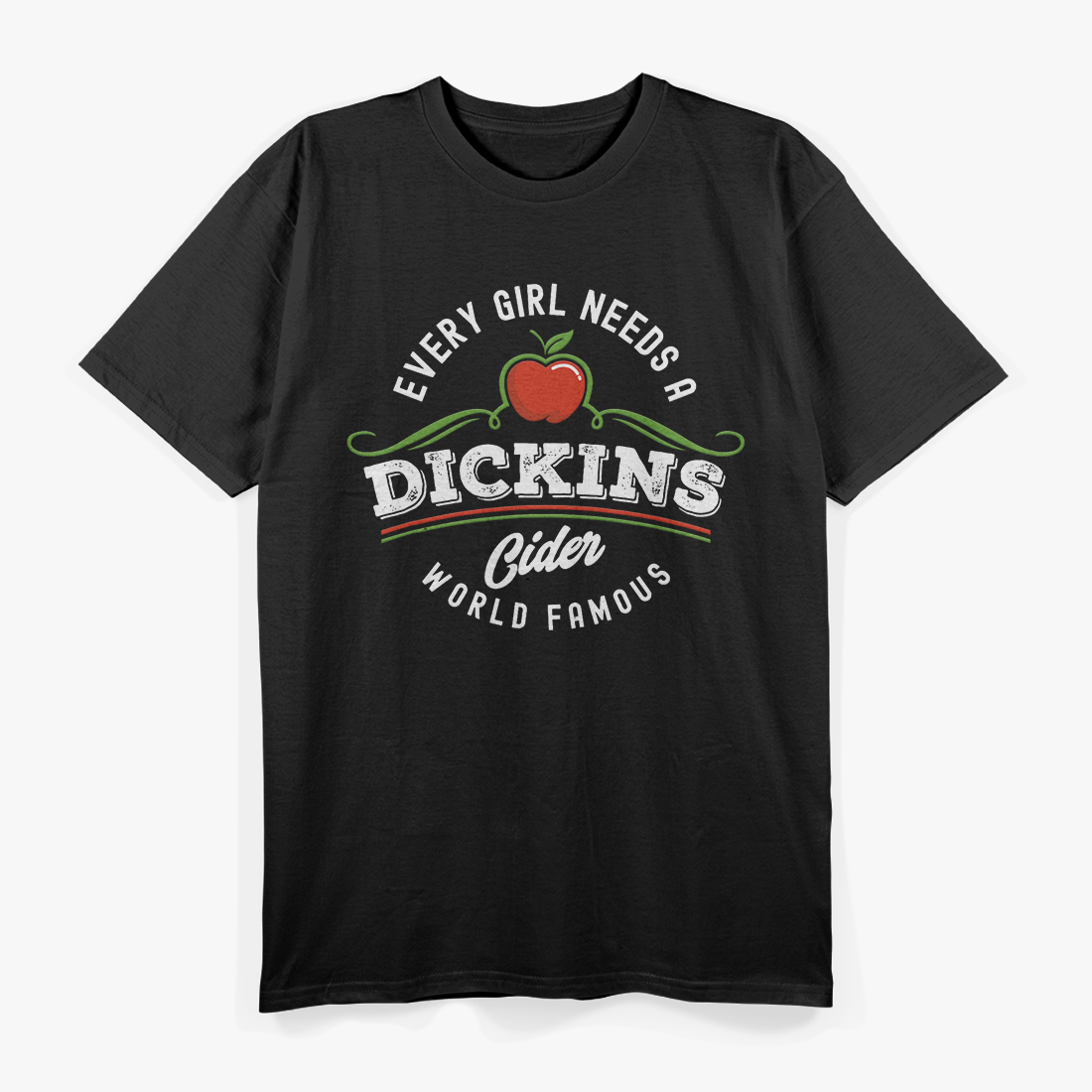 Funny Wordplay Parody Cider Humor Graphic T-Shirt