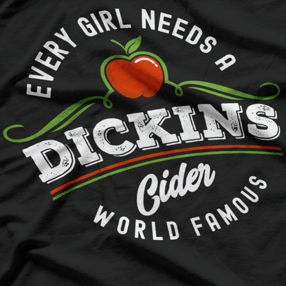 Funny Wordplay Parody Cider Humor Graphic T-Shirt