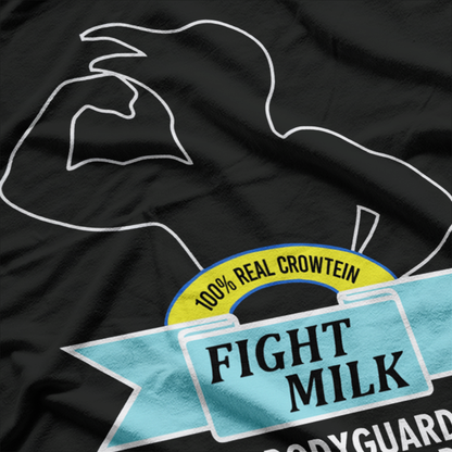 Hilarious Crow Power Gym – Inspired by Fight Milk Meme T-Shirt