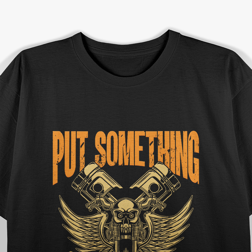 Ride Wild – Excitement Between Two Wheels Biker T-Shirt