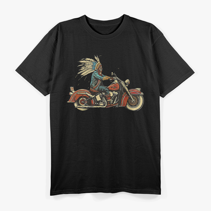 Native Motorcycle Indian Bikers T-Shirt