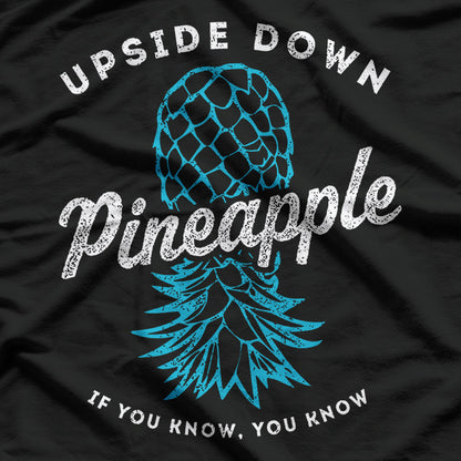 Swinger Pineapple Fun Retro Vibes T-Shirt