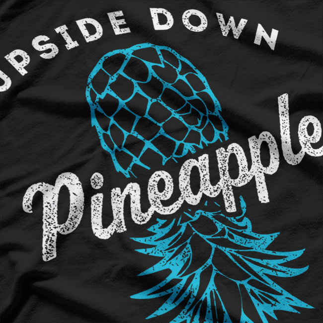 Swinger Pineapple Fun Retro Vibes T-Shirt