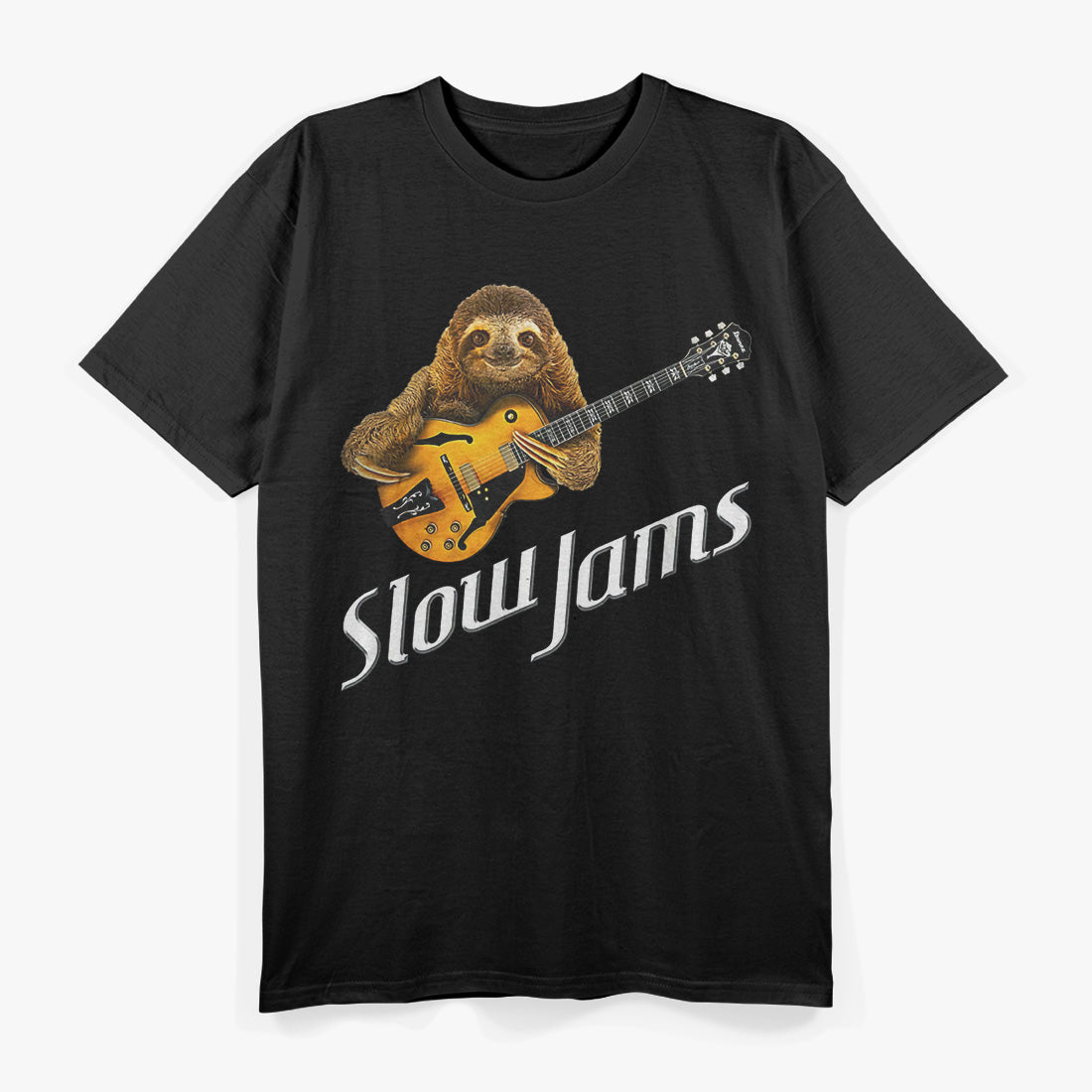 Sloth & Smooth Jazz: Slow Jams Guitar Groove T-Shirt