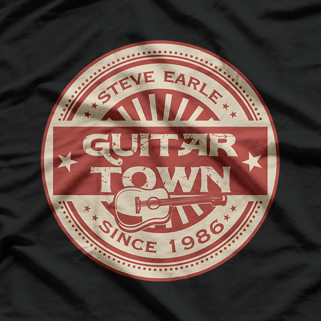 Guitar Town Roads – Americana Country Music Inspired Love T-Shirt