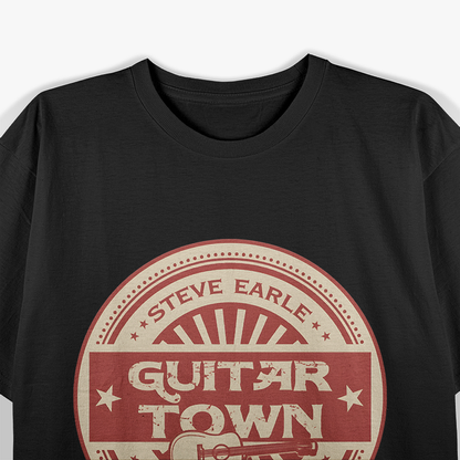 Guitar Town Roads – Americana Country Music Inspired Love T-Shirt