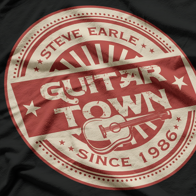 Guitar Town Roads – Americana Country Music Inspired Love T-Shirt