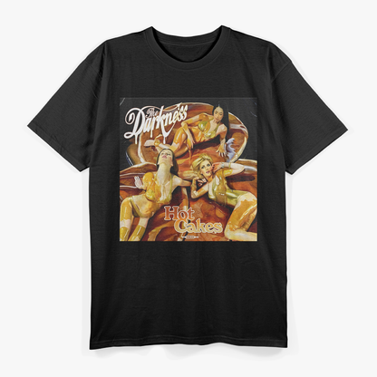 Darkness Hot Cakes Inspired Retro Rock Album Parody T-shirt