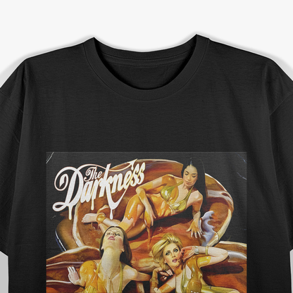 Darkness Hot Cakes Inspired Retro Rock Album Parody T-shirt