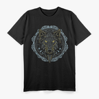 Viking Celtic Fenrir Wolf Of Odin Norse Myths Nordic T-Shirt