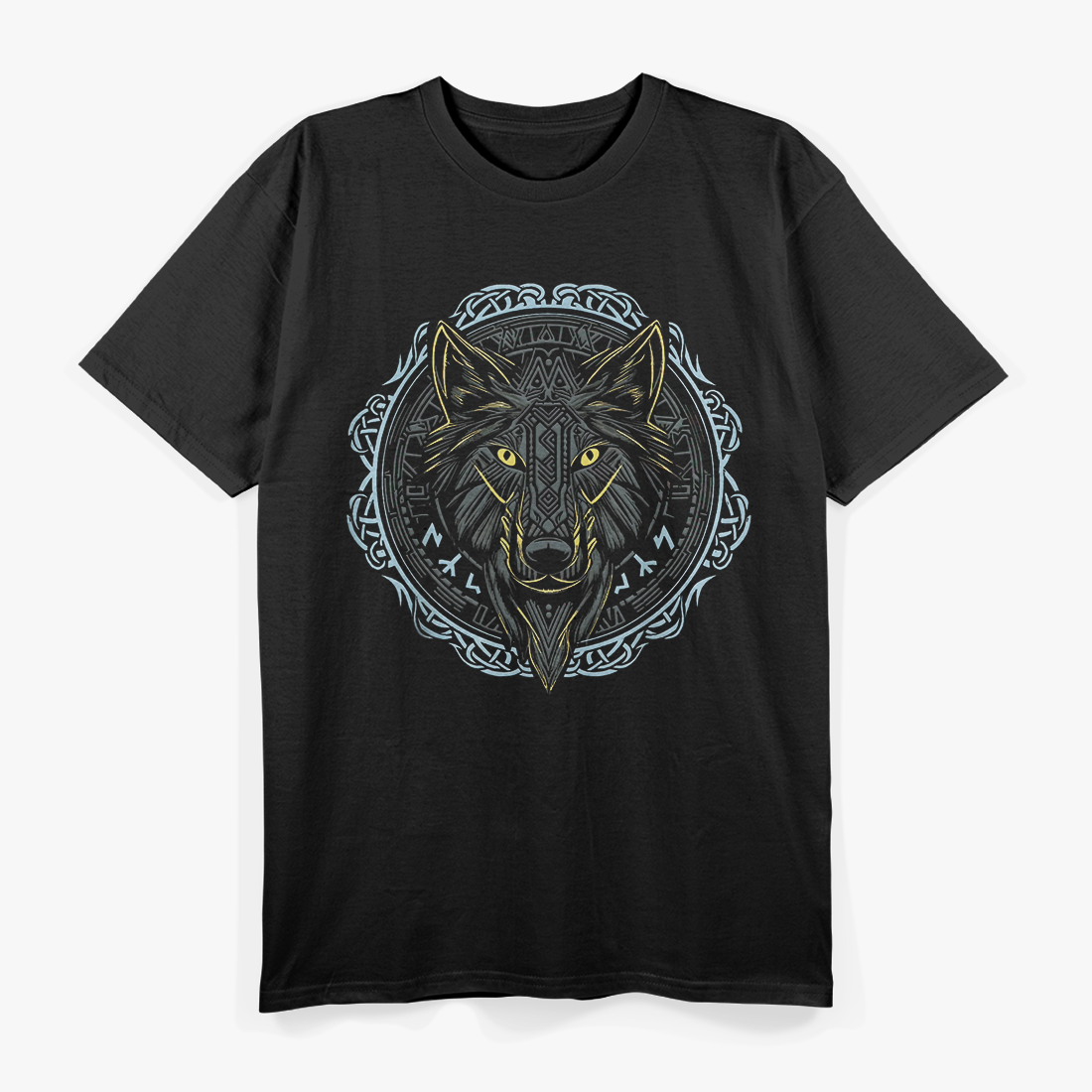 Viking Celtic Fenrir Wolf Of Odin Norse Myths Nordic T-Shirt
