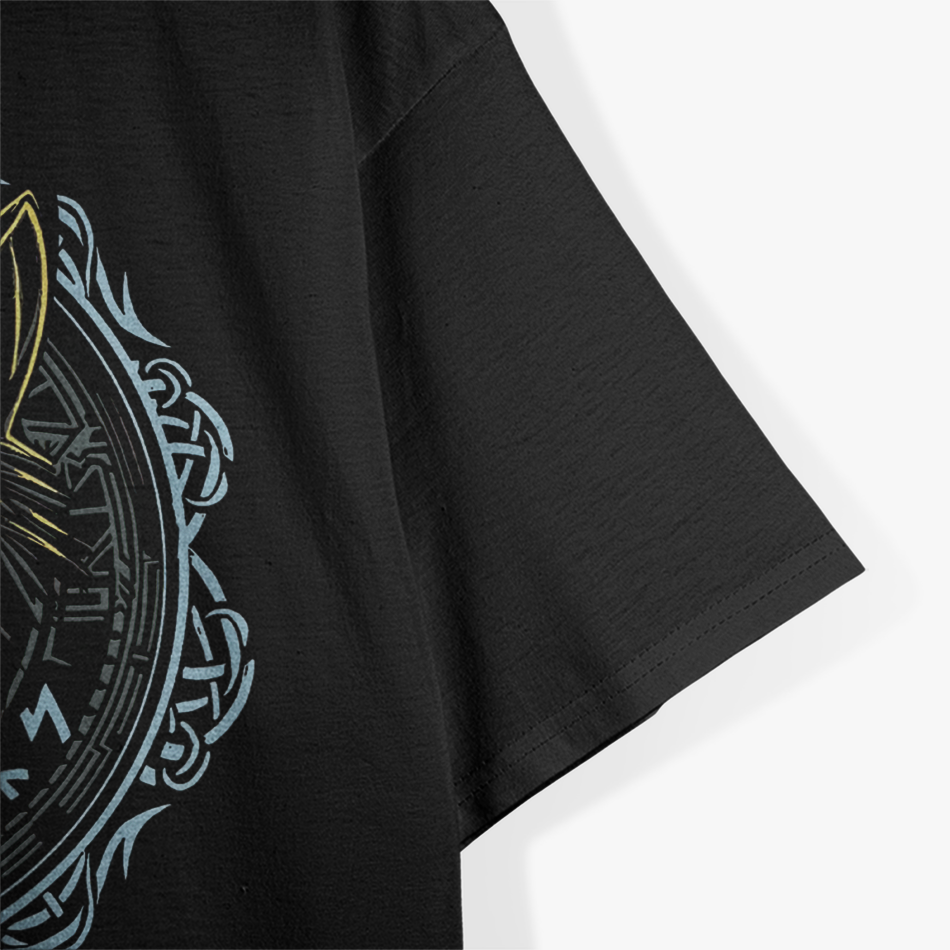Viking Celtic Fenrir Wolf Of Odin Norse Myths Nordic T-Shirt