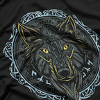 Viking Celtic Fenrir Wolf Of Odin Norse Myths Nordic T-Shirt