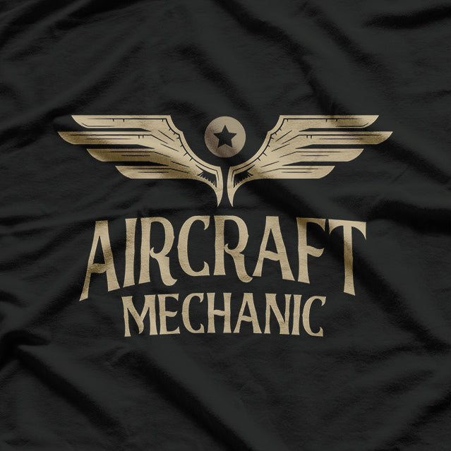 Aircraft Mechanic Aircraft Maintenance Aviation Mechanic Vintage T-Shirt