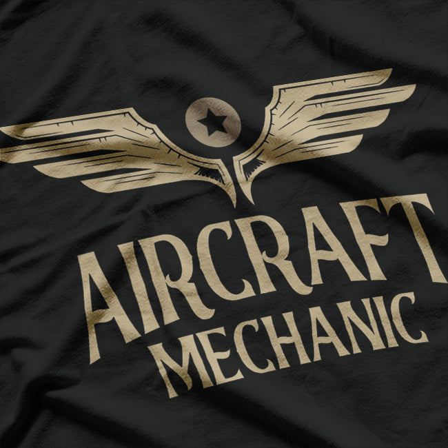 Aircraft Mechanic Aircraft Maintenance Aviation Mechanic Vintage T-Shirt