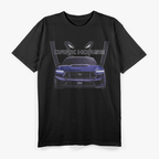 Blue Ember Dark Horse Mysterious Retro Graphic  T-Shirt
