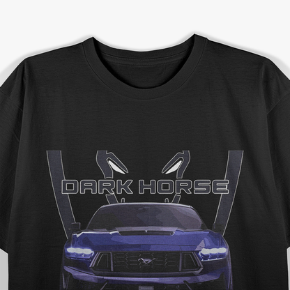Blue Ember Dark Horse Mysterious Retro Graphic  T-Shirt