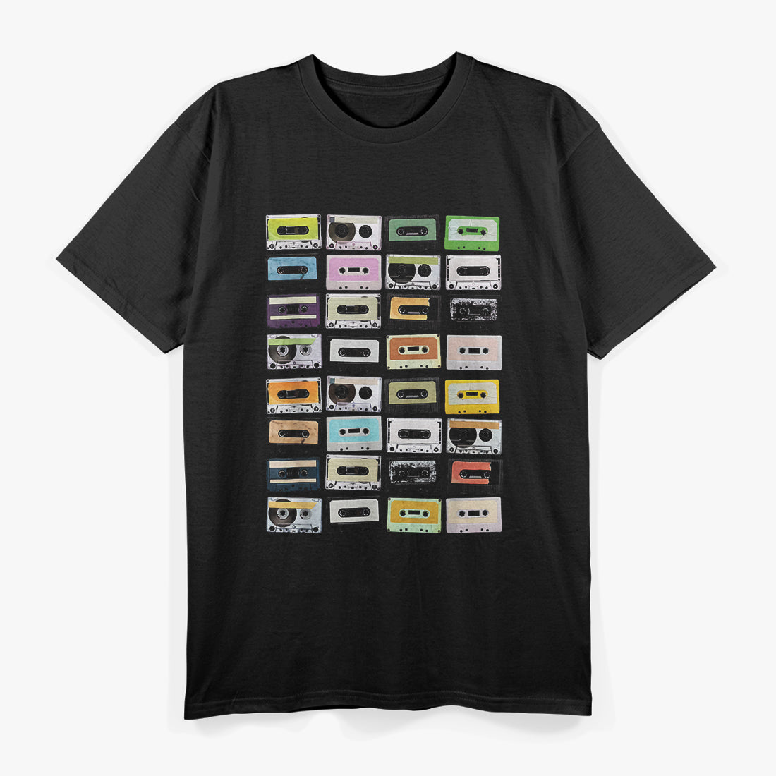 Cassette Tapes Mixtapes - 1980s Retro Radio Music Lover T-Shirt