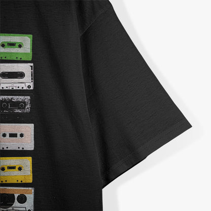 Cassette Tapes Mixtapes - 1980s Retro Radio Music Lover T-Shirt