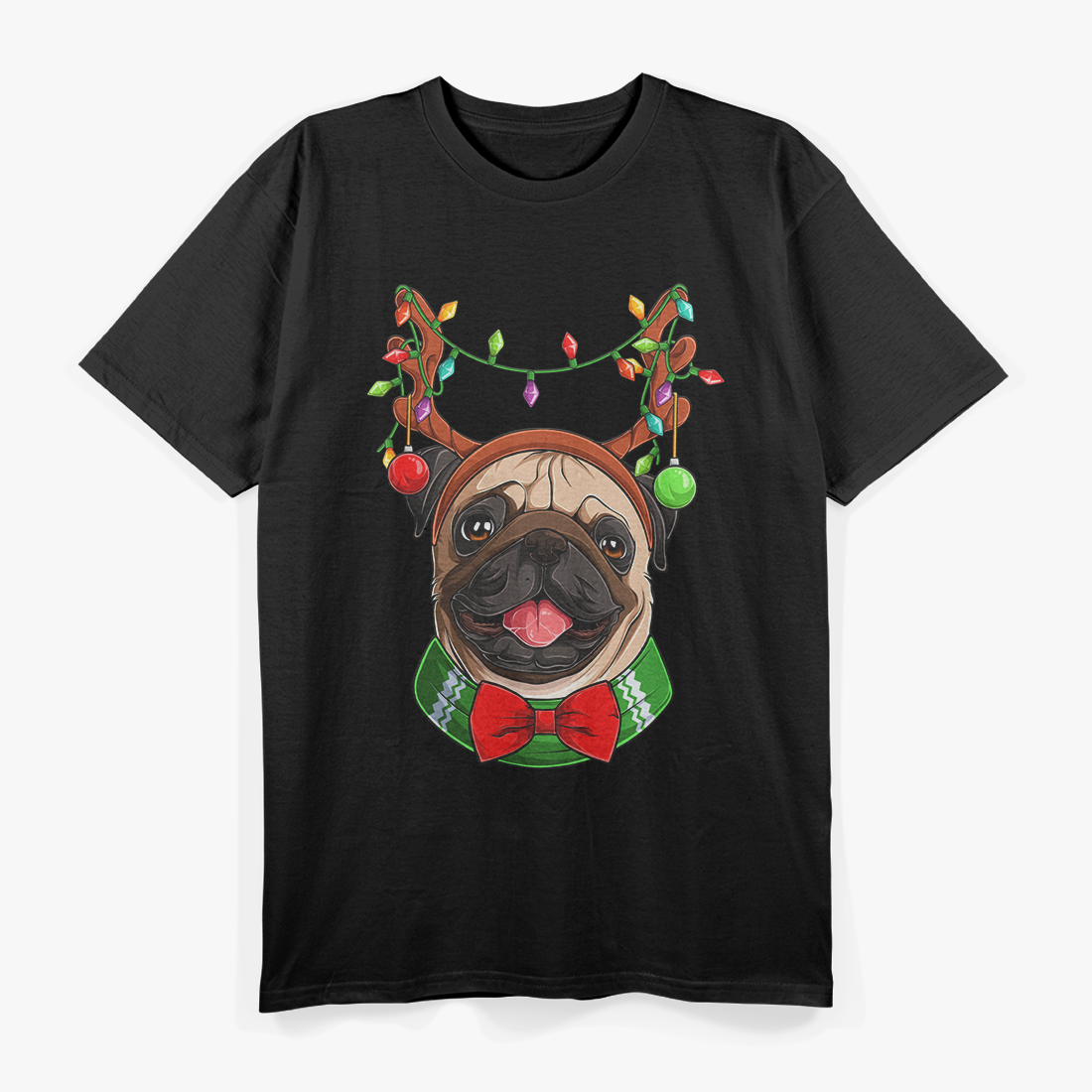 Christmas Pug Xmas Dog T-Shirt