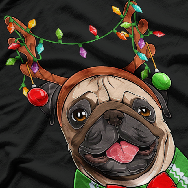 Christmas Pug Xmas Dog T-Shirt
