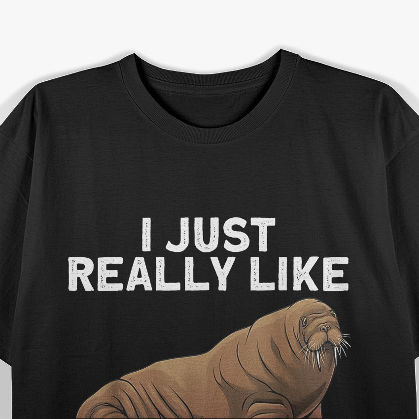 Cool Walrus Unique Animal Design T-Shirt