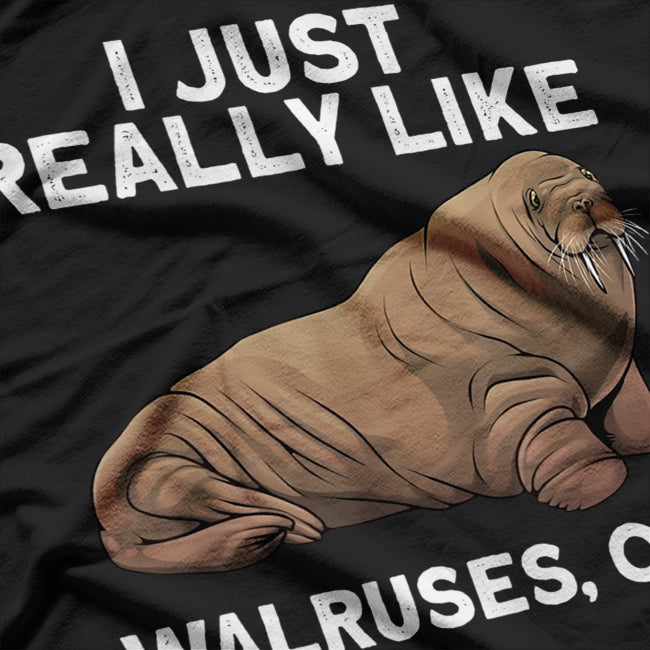 Cool Walrus Unique Animal Design T-Shirt