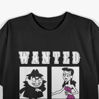 Funny Wanted Poster Retro Outlaw Graphic T-Shirt