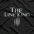 Funny Drugs Parody The Line King Cartoon Style Humor T-Shirt